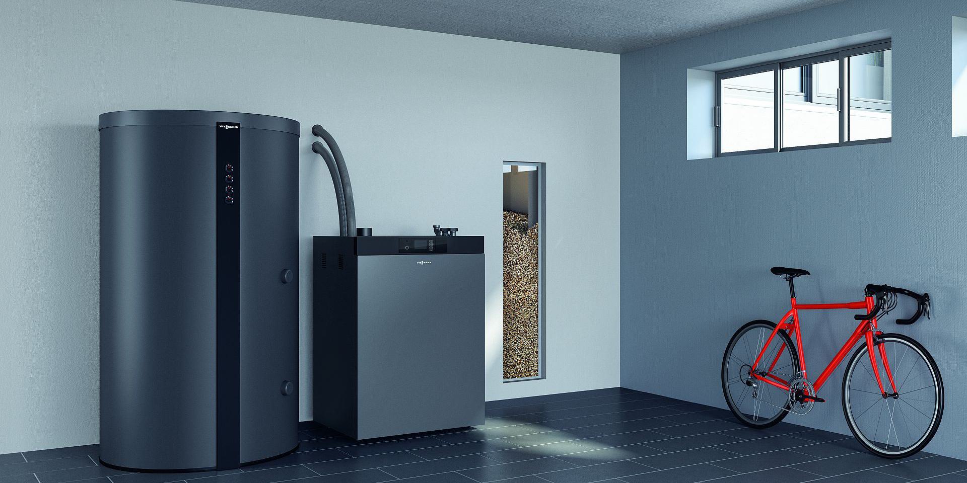 Pelletkessel mit Saugsystem, 6-18kW