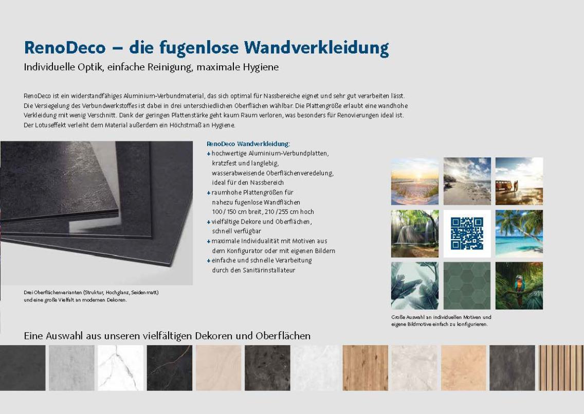 Fugenlose Wandverkleidung