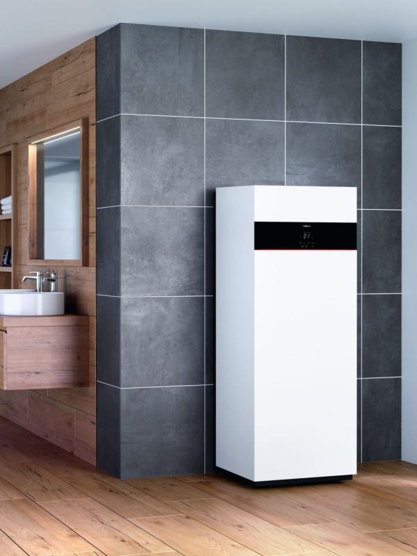 Kompaktwärmepumpe mit Warmwasserspeicher